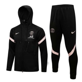 Felpa Cappuccio PSG 2022 Nero Rosa