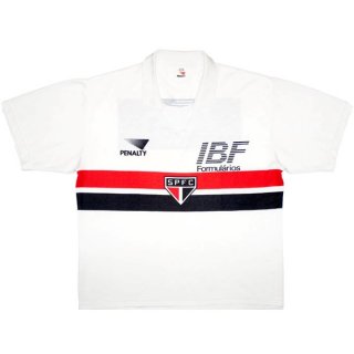 Thailandia Maglia São Paulo PENALTY Prima Retro 1991 Bianco Thailandia Maglia São Paulo PENALTY Prima Retro 1991 Bianco
