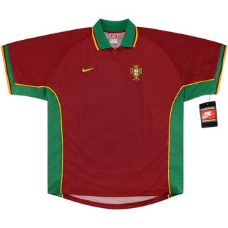 Thailandia Maglia Portogallo Prima Retro 1998 Rosso Thailandia Maglia Portogallo Prima Retro 1998 Rosso