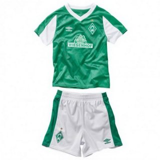 Maglia Werder Brema Prima Bambino 2020/2021 Verde Maglia Werder Brema Prima Bambino 2020/2021 Verde