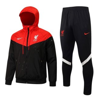 Giacca a vento Liverpool 2022 Nero Rosso Giacca a vento Liverpool 2022 Nero Rosso