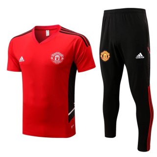 Maglia Manchester United Set Completo 2022-2023 Rosso