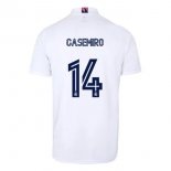 Maglia Real Madrid Prima NO.14 Casemiro 2020/2021 Bianco