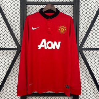 Thailandia Maglia M-U Prima ML Retro 2013-2014 Thailandia Maglia M-U Prima ML Retro 2013-2014
