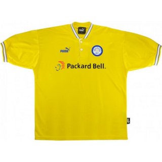 Thailandia Maglia Leeds United Seconda Retro 1997 1998 Giallo Thailandia Maglia Leeds United Seconda Retro 1997 1998 Giallo