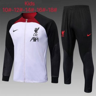 Bambino Giacca Liverpool 2022/2023 Bianco Nero Bambino Giacca Liverpool 2022/2023 Bianco Nero
