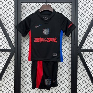 Maglia Barcellona Seconda Bambino Limited Edition Travis Scott 2024-2025 Maglia Barcellona Seconda Bambino Limited Edition Travis Scott 2024-2025