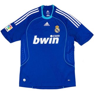 Thailandia Maglia Real Madrid Seconda Retro 2008 2009 Blu Thailandia Maglia Real Madrid Seconda Retro 2008 2009 Blu