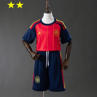 Maglia Spagna Primera Bambino 2 Star 2026