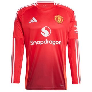 Thailandia Maglia Manchester United Prima ML 2024/2025 Thailandia Maglia Manchester United Prima ML 2024/2025