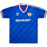 Thailandia Maglia Manchester United Terza Retro 1986 1988 Blu