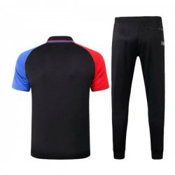 Polo PSG Set Completo 2020/2021 Nero Blu