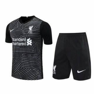 Maglia Formazione Liverpool Set Completo 2020/2021 Grigio Nero