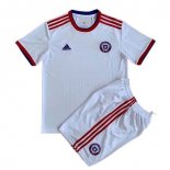 Maglia Cile Away Bambino 2022 Bianco