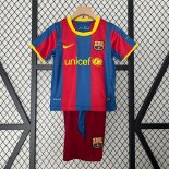 Maglia Barcellona Prima Retro Bambino 2010 2011