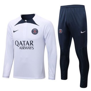 Felpa PSG 2022/2023 Bianco Blu