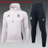 Bambino Felpa Cappuccio Real Madrid 2025/2026 Rosa
