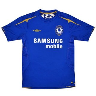 Thailandia Maglia Chelsea Prima Retro 2005 2006 Blu Thailandia Maglia Chelsea Prima Retro 2005 2006 Blu