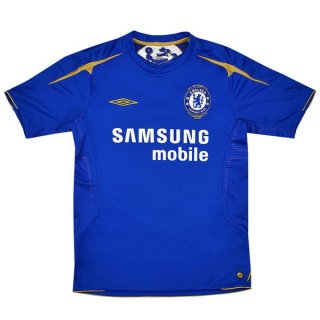 Thailandia Maglia Chelsea Prima Retro 2005 2006 Blu