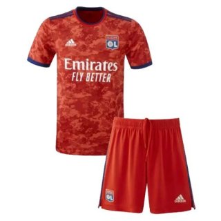 Maglia Lyon Seconda Bambino 2021/2022 Rosso Maglia Lyon Seconda Bambino 2021/2022 Rosso