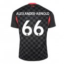 Maglia Liverpool NO.66 Arnold Terza 2020/2021 Nero