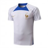 Maglia Formazione Francia 2022-2023 Bianco