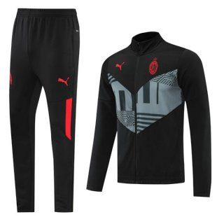 Giacca AC Milan 2022/2023 Nero Grigio Giacca AC Milan 2022/2023 Nero Grigio