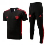 Maglia Bayern Monaco Set Completo 2022-2023 Nero Rosso