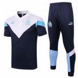 Polo Marseille Set Completo 2020/2021 Bianco Blu