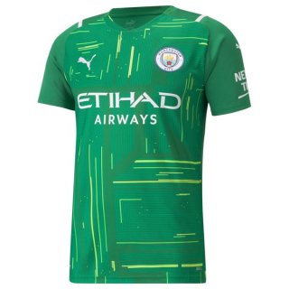 Thailandia Maglia Manchester City Portiere 2021/2022 Verde