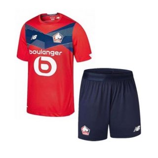 Maglia Lille Prima Bambino 2020/2021 Rosso Maglia Lille Prima Bambino 2020/2021 Rosso