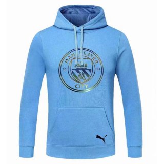 Felpa Cappuccio Manchester City 2020/2021 Blu Felpa Cappuccio Manchester City 2020/2021 Blu