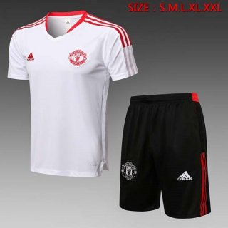 Formazione Manchester United Set Completo 2022 Bianco Nero Formazione Manchester United Set Completo 2022 Bianco Nero