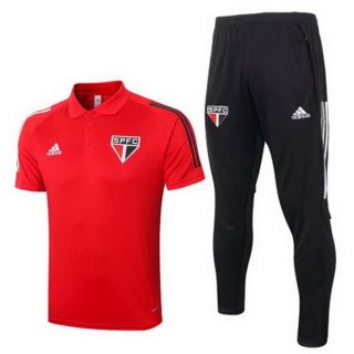 Polo São Paulo Set Completo 2020/2021 Rosso Nero Polo São Paulo Set Completo 2020/2021 Rosso Nero