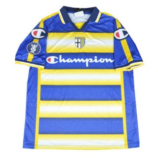 Thailandia Maglia Parma Seconda Retro 2004 2005 Blu Giallo Thailandia Maglia Parma Seconda Retro 2004 2005 Blu Giallo