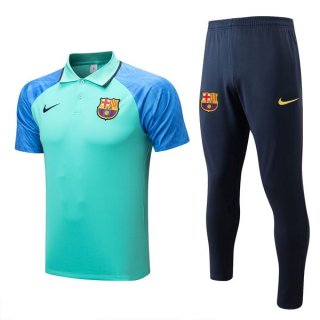 Polo Barcellona Set Completo 2022-2023 Verde