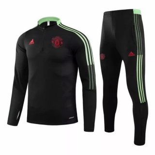 Giacca Manchester United 2021/2022 Nero Rosso Verde Giacca Manchester United 2021/2022 Nero Rosso Verde