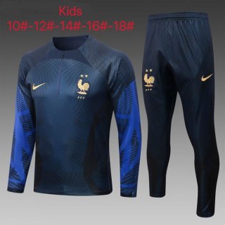Bambino Felpa Francia 2023 Blu 2 Bambino Felpa Francia 2023 Blu 2