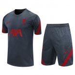 Maglia Formazione Liverpool Set Completo 2020/2021 Grigio Rosso