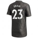 Maglia Manchester United NO.23 Shaw Seconda 2020/2021 Nero