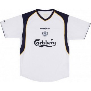 Thailandia Maglia Liverpool Seconda Retro 2001 2003 Bianco Thailandia Maglia Liverpool Seconda Retro 2001 2003 Bianco