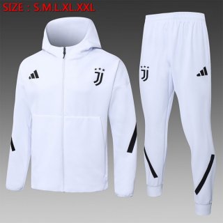 Giacca Cappuccio Juventus 2026/2027 Bianco