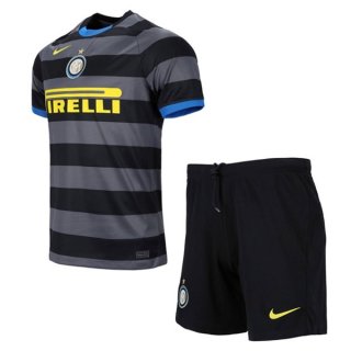 Maglia Inter Milan Terza Bambino 2020/2021 Grigio Maglia Inter Milan Terza Bambino 2020/2021 Grigio