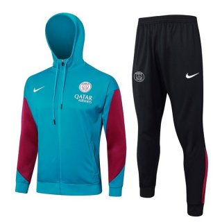 Felpa Cappuccio PSG 2024/2025 Blu Rosso 3 Felpa Cappuccio PSG 2024/2025 Blu Rosso 3
