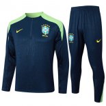 Felpa Allenamento Brasile 2024/2025 Blu Verde