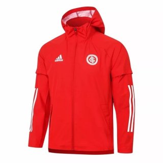 Giacca a vento SC Internacional 2020/2021 Rosso Bianco