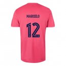 Maglia Real Madrid Seconda NO.12 Marcelo 2020/2021 Rosa