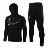 Felpa Cappuccio Set Completo Liverpool 2022/2023 Nero