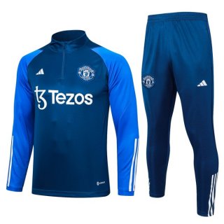 Felpa Manchester United 2024 Blu Felpa Manchester United 2024 Blu