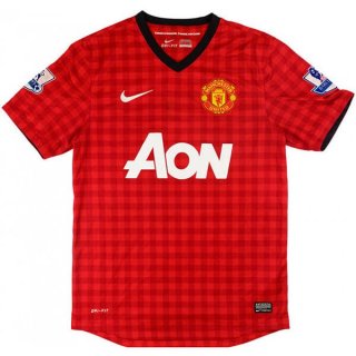 Thailandia Maglia Manchester United Prima Retro 2012 2013 Rosso